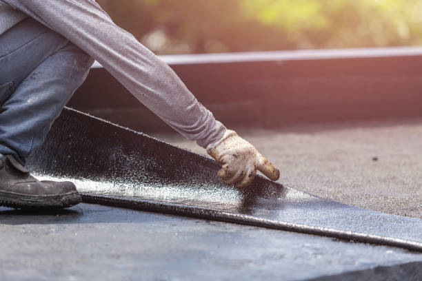 Professional Exterior Waterproofing technician working in Carthage, NC